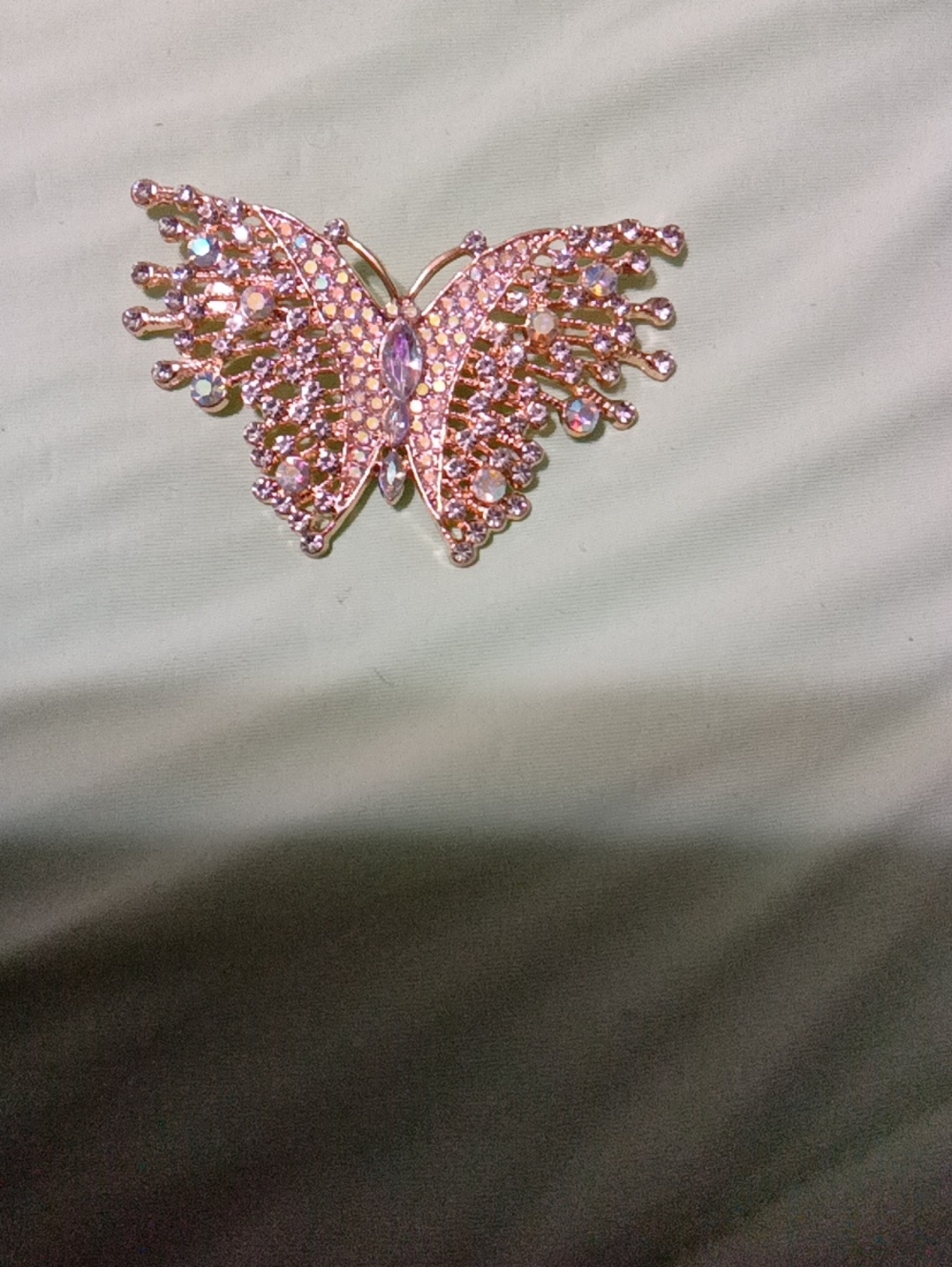 Crystal Rhinestones Butterfly Brooch - Elegant Women’s Accessory